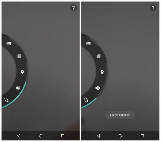 Як вимкнути звук затвора камери на Motorola