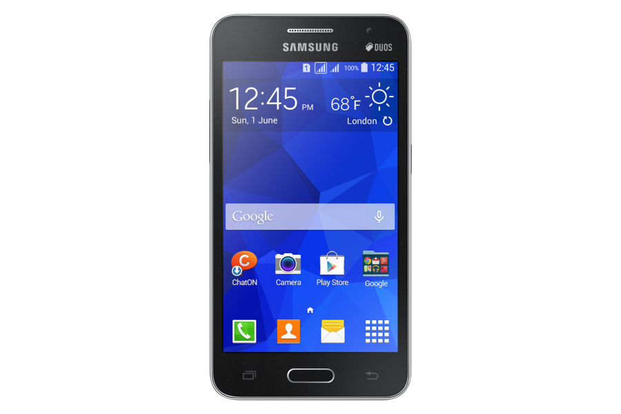 8 мм) і ваги (138 г), Samsung Galaxy Core II Duos відмінно лежить в руці і дуже зручний у використанні, а також з легкістю поміщається в будь-яку кишеню