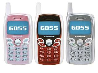 На початку осені 2002 року Panasonic представила своє бачення (точніше, бачення компанії Quanta) жіночого телефону - модель під назвою GD55 з монохромним графічним дисплеєм