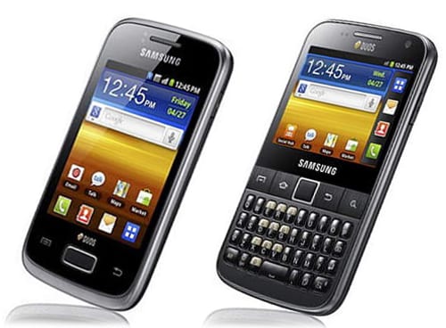 Samsung представила два нових Android-смартфона з підтримкою двох SIM-карт